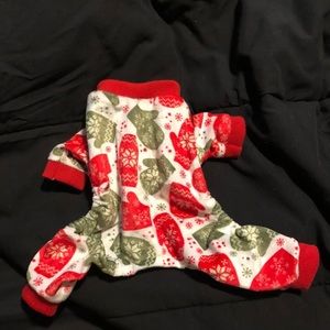 Puppy Christmas onesie Pj